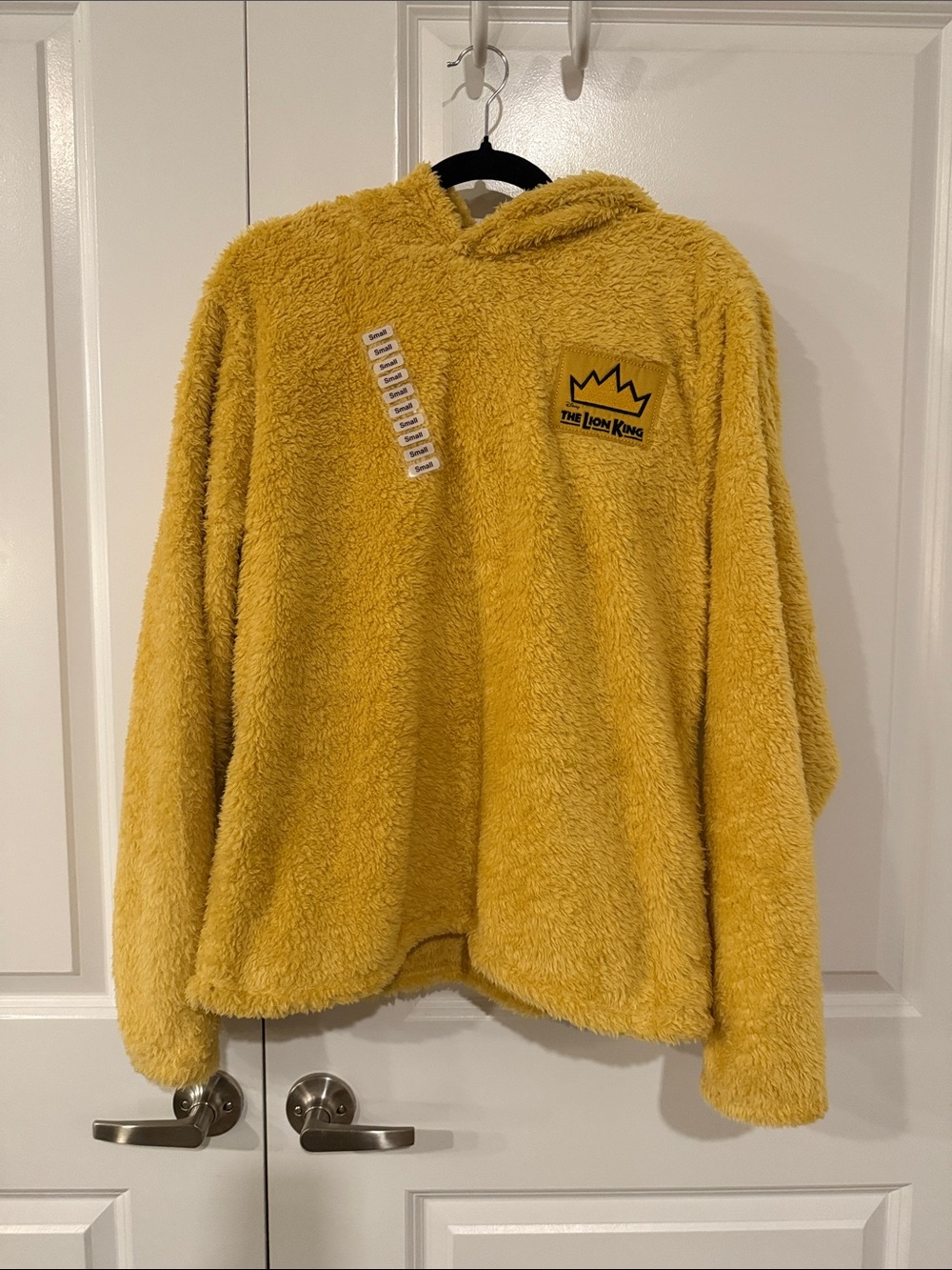 Disney The Lion King Plush Hooded Sweater - Yellow from Broadway show size S